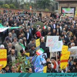 حماسه حضور مردم انقلابی رامسر در راهپیمایی ۲۲ بهمن به روایت تصاویر ۱