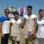 رامسر نائب قهرمان مسابقات والیبال ساحلی نوجوانان بسیج مازندران شد