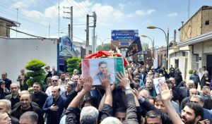 تشییع پیکر شهید محمد ایاره در ساری
